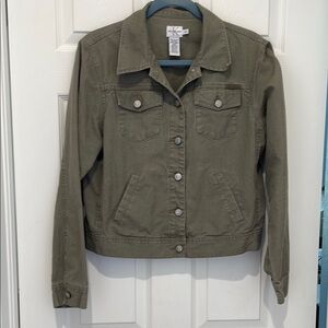 Calvin Klein Jeans Olive Jean Jacket